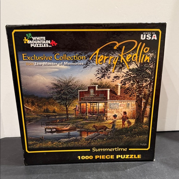 🔴2/$25🔴Terry Redlin Summertime 1000 pc Puzzle White Mountain -NEW - Picture 1 of 8